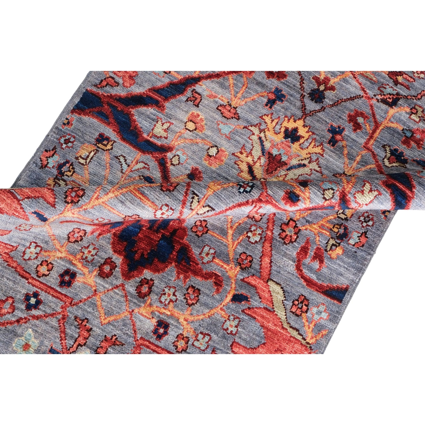 ARYANA ARYAN BROWN / NAVY 2'6" X 12'1"