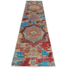 ARYANA ARYAN RED / LIGHT BLUE 2'6" X 9'10"