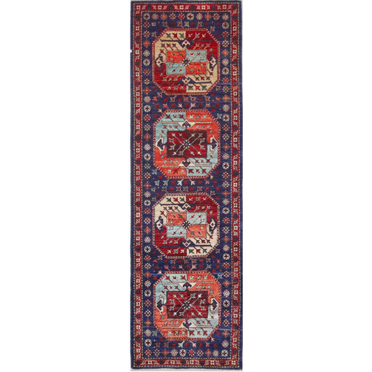 ARYANA ARYAN NAVY / RED 2'4" X 7'10"