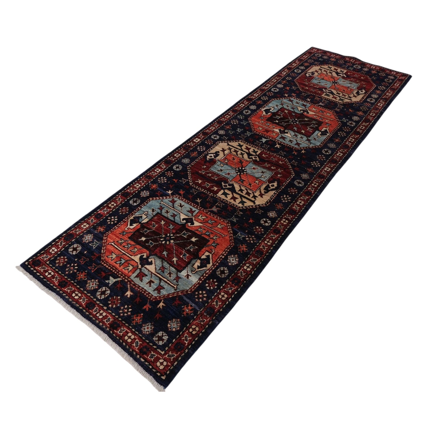 ARYANA ARYAN NAVY / RED 2'4" X 7'10"