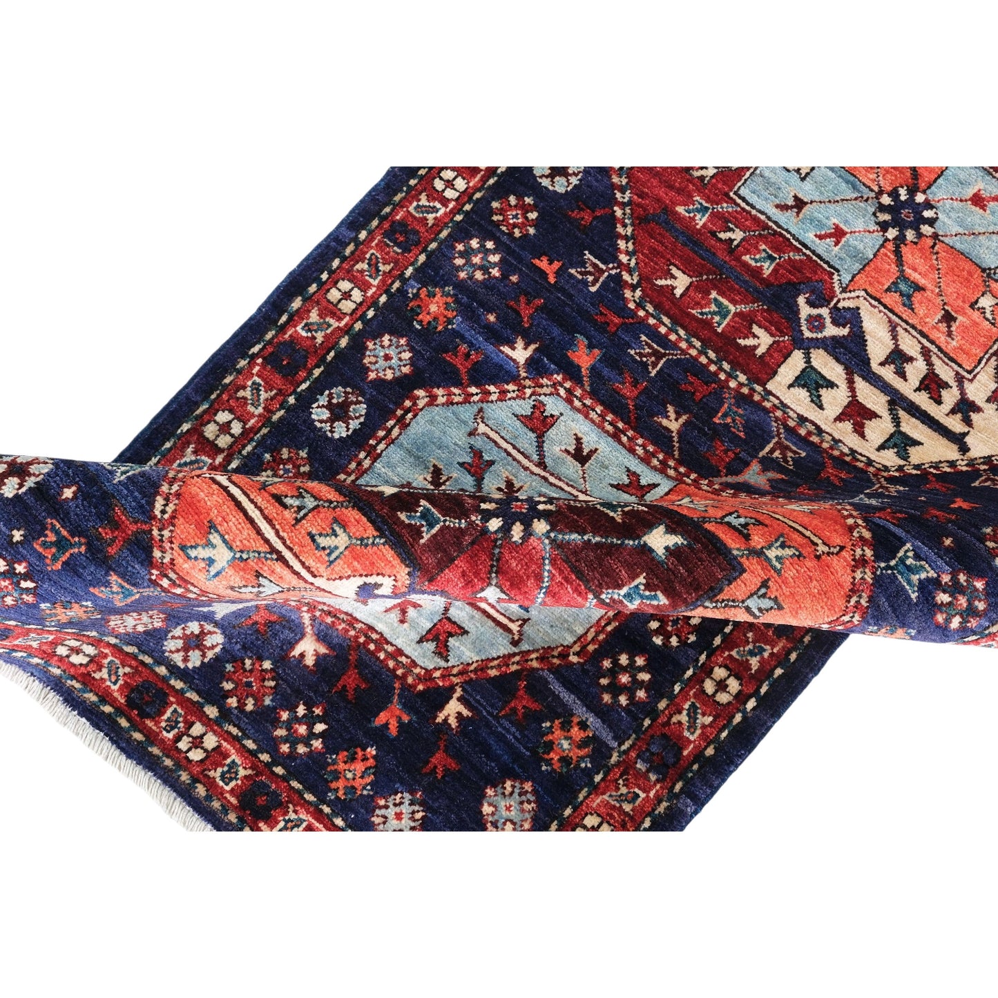 ARYANA ARYAN NAVY / RED 2'4" X 7'10"