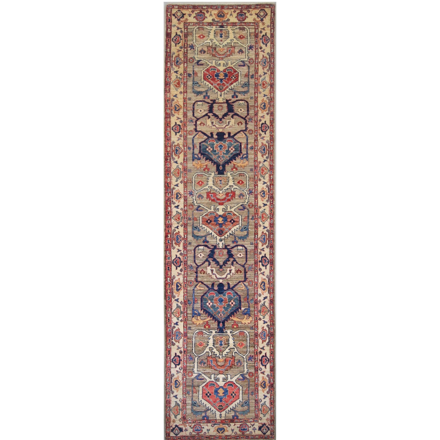 ARYANA ARYAN BROWN / IVORY 2'7" X 10'3"