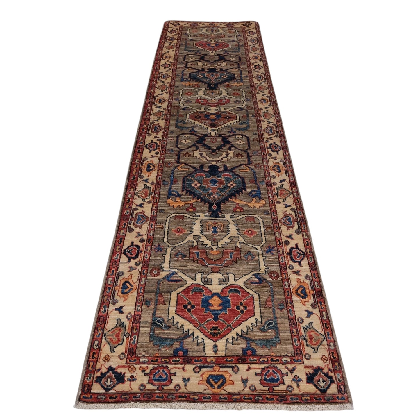 ARYANA ARYAN BROWN / IVORY 2'7" X 10'3"