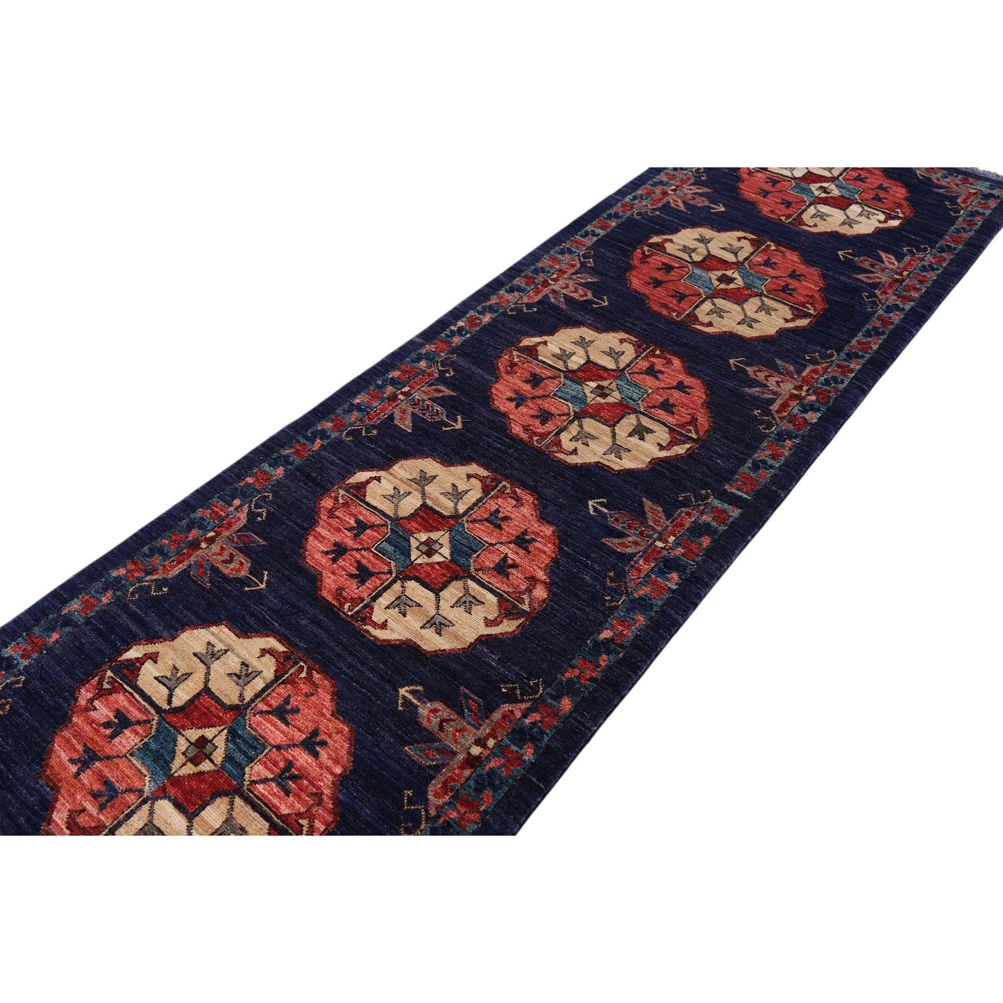 ARYANA ARYAN BLUE / IVORY 2'6" X 8'