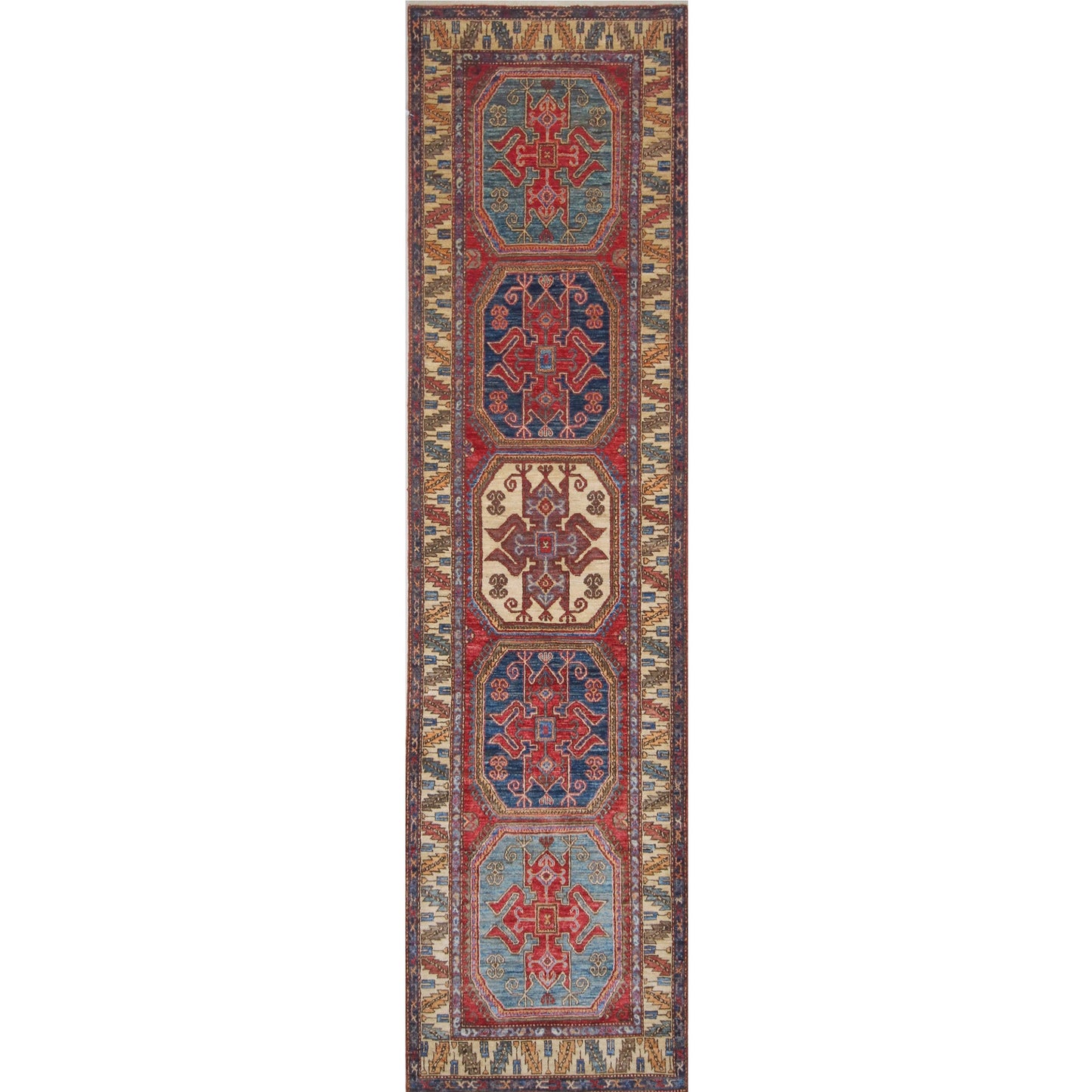 ARYANA ARYAN RED / IVORY 2'8" X 10'1"