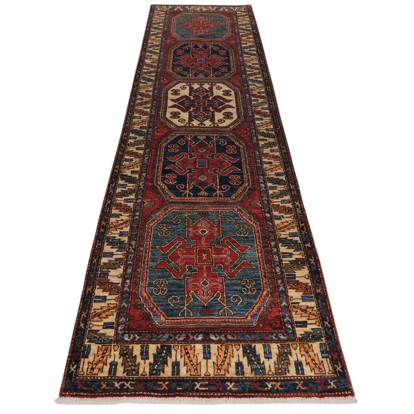 ARYANA ARYAN RED / IVORY 2'8" X 10'1"