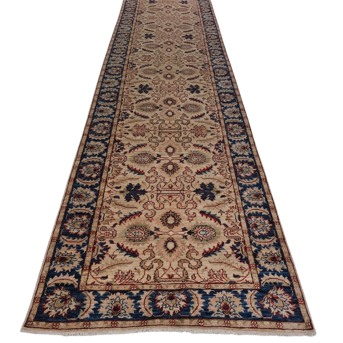 ARYANA ARYAN IVORY / NAVY 3'1" X 16'2"
