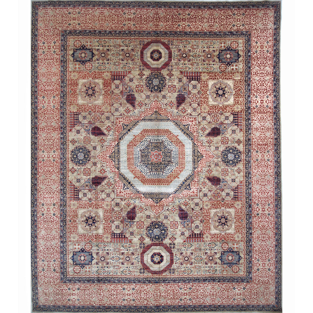 ARYANA ARYAN CAMEL / RED 11'10" X 14'11"