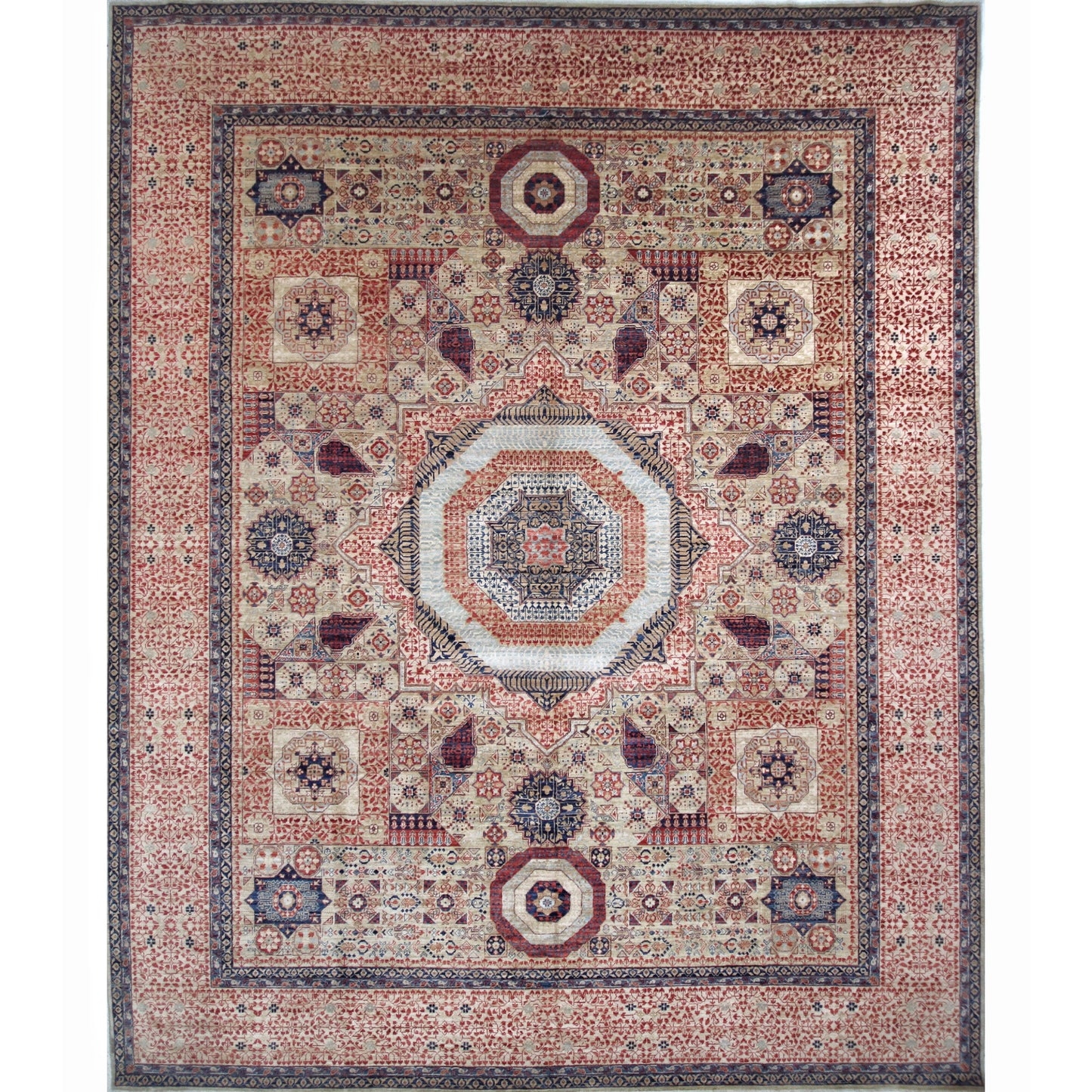 ARYANA ARYAN CAMEL / RED 11'10" X 14'11"
