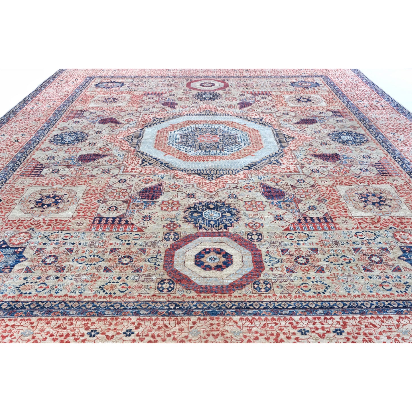 ARYANA ARYAN CAMEL / RED 11'10" X 14'11"