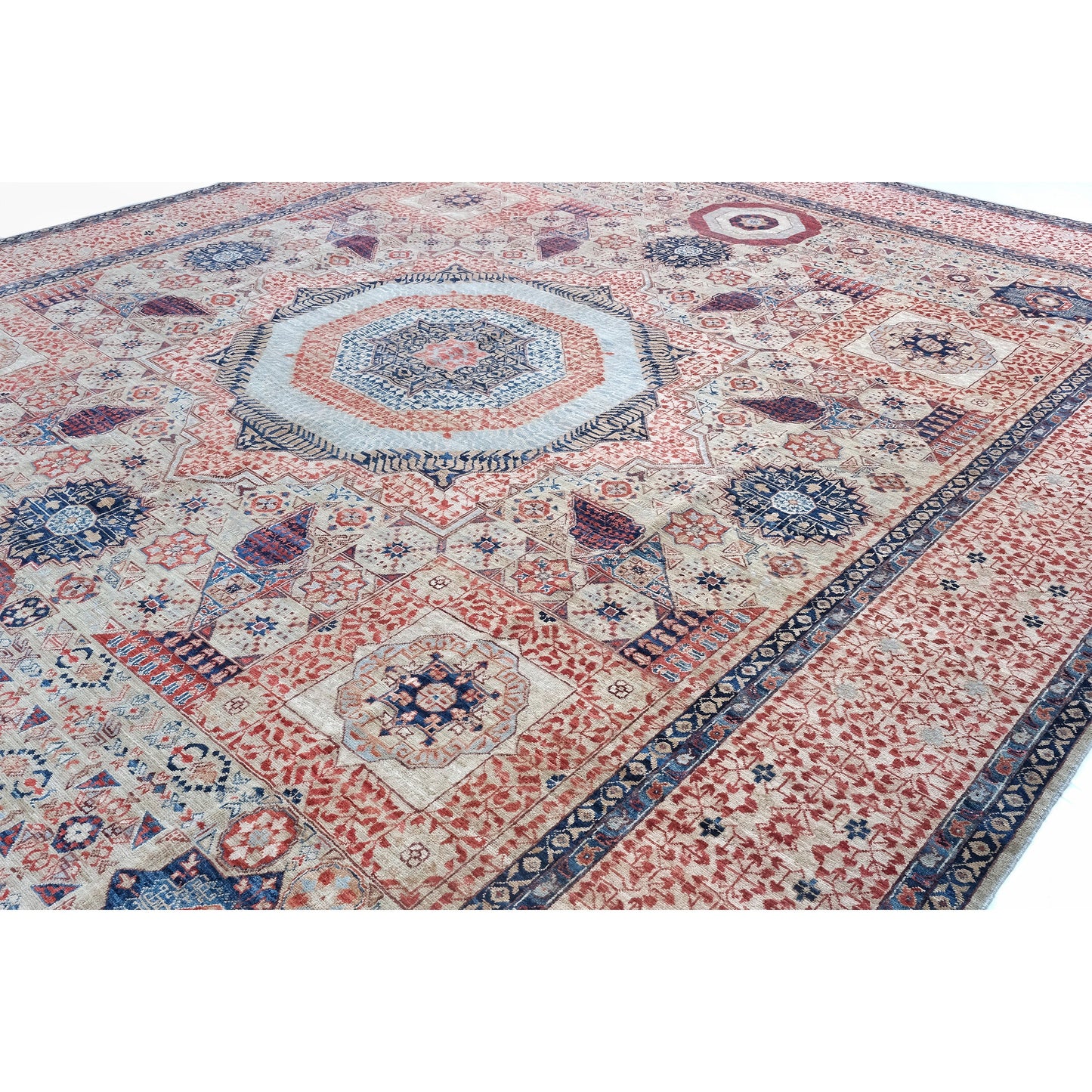 ARYANA ARYAN CAMEL / RED 11'10" X 14'11"