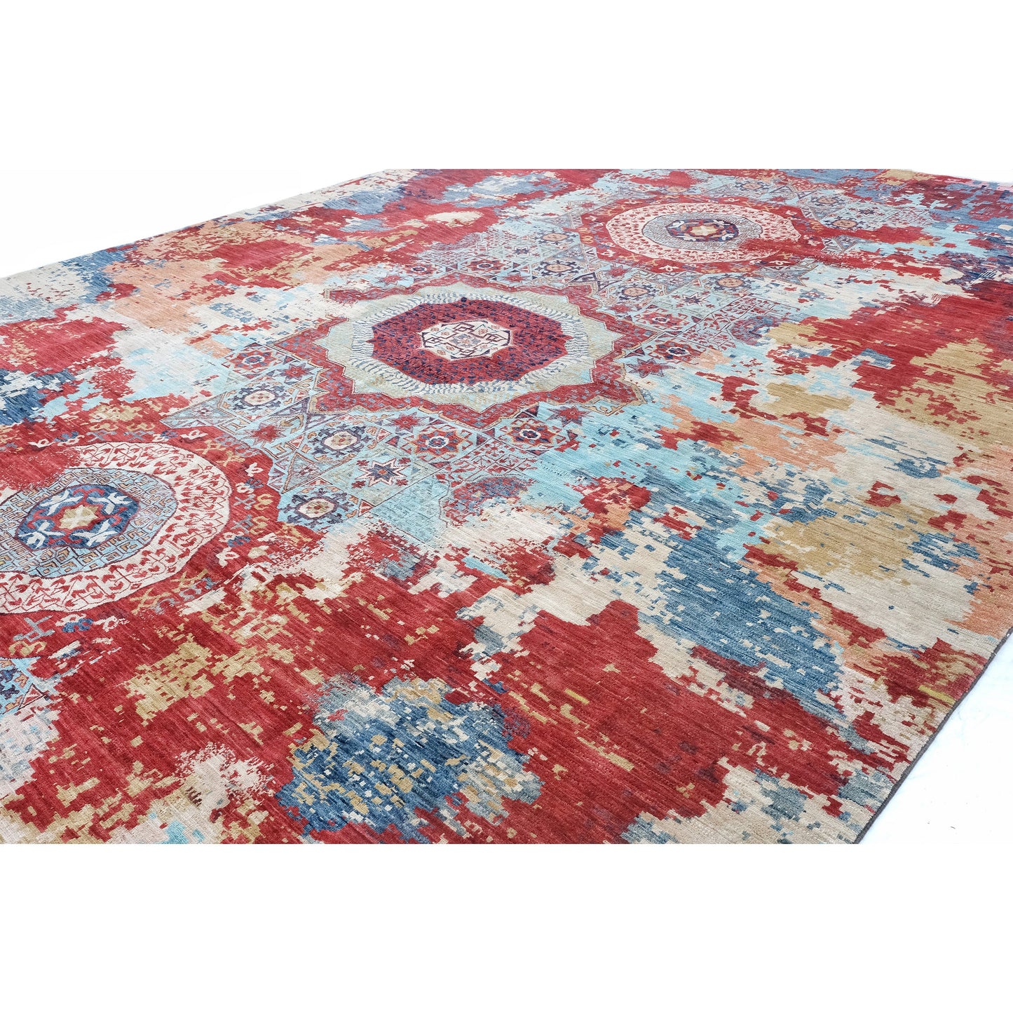 ARYANA ARYAN NAVY / RED 11'9" X 17'8"