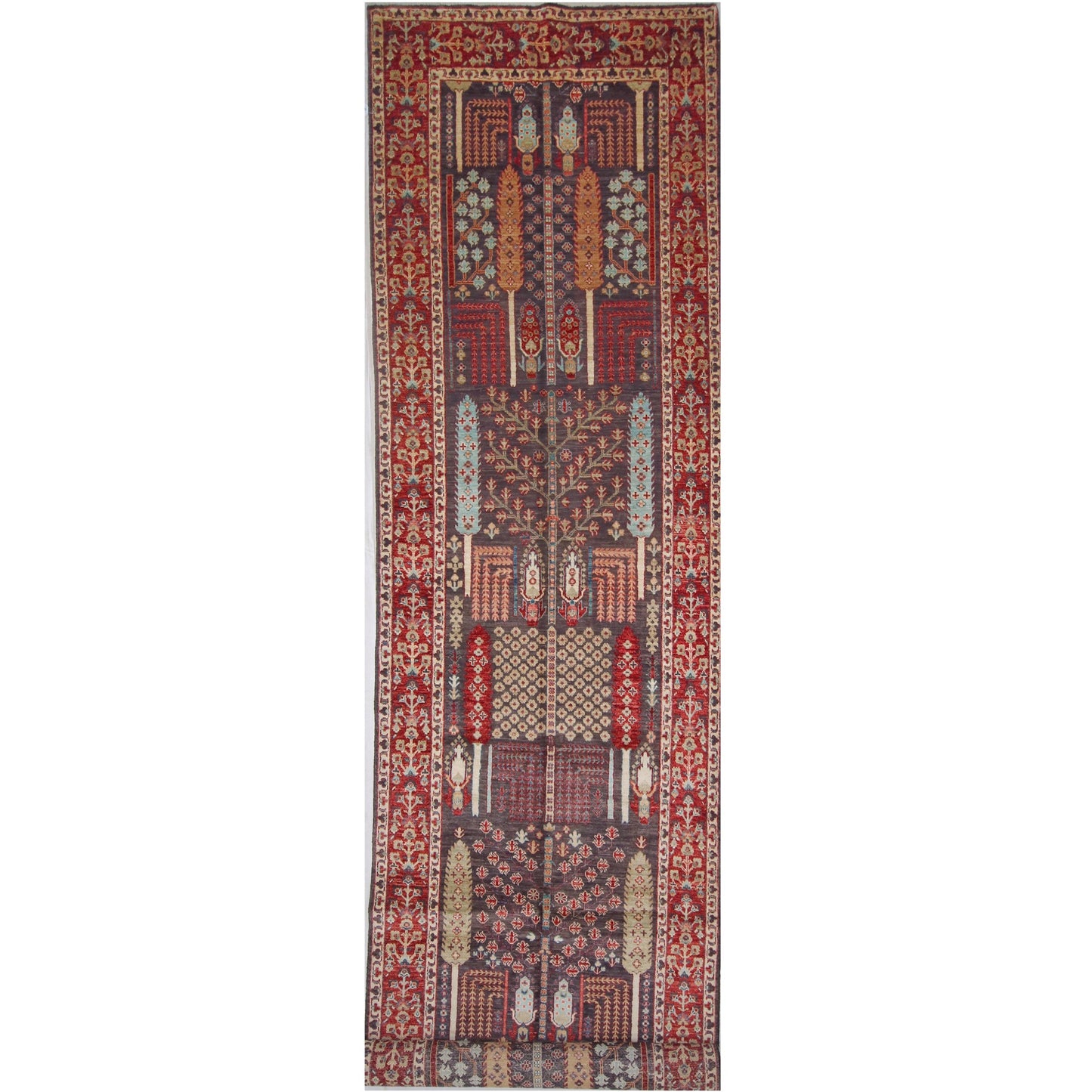 ARYANA ARYAN BLACK / RED 3'9" X 16'2"