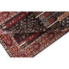 ARYANA ARYAN BLACK / RED 3'9" X 16'2"