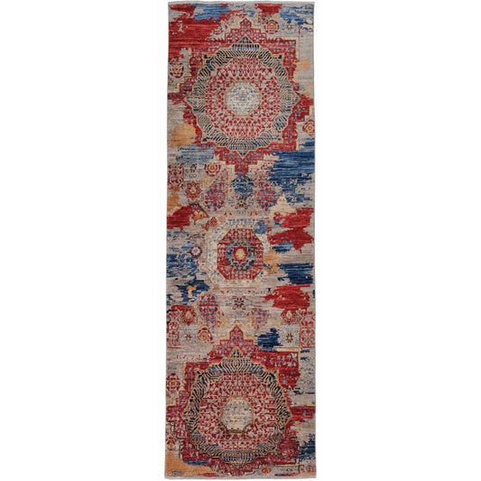 ARYANA ARYAN IVORY / RED 2'5" X 7'8"