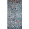 ARYANA ARYAN LIGHT BLUE / RED 5'1" X 10'1"