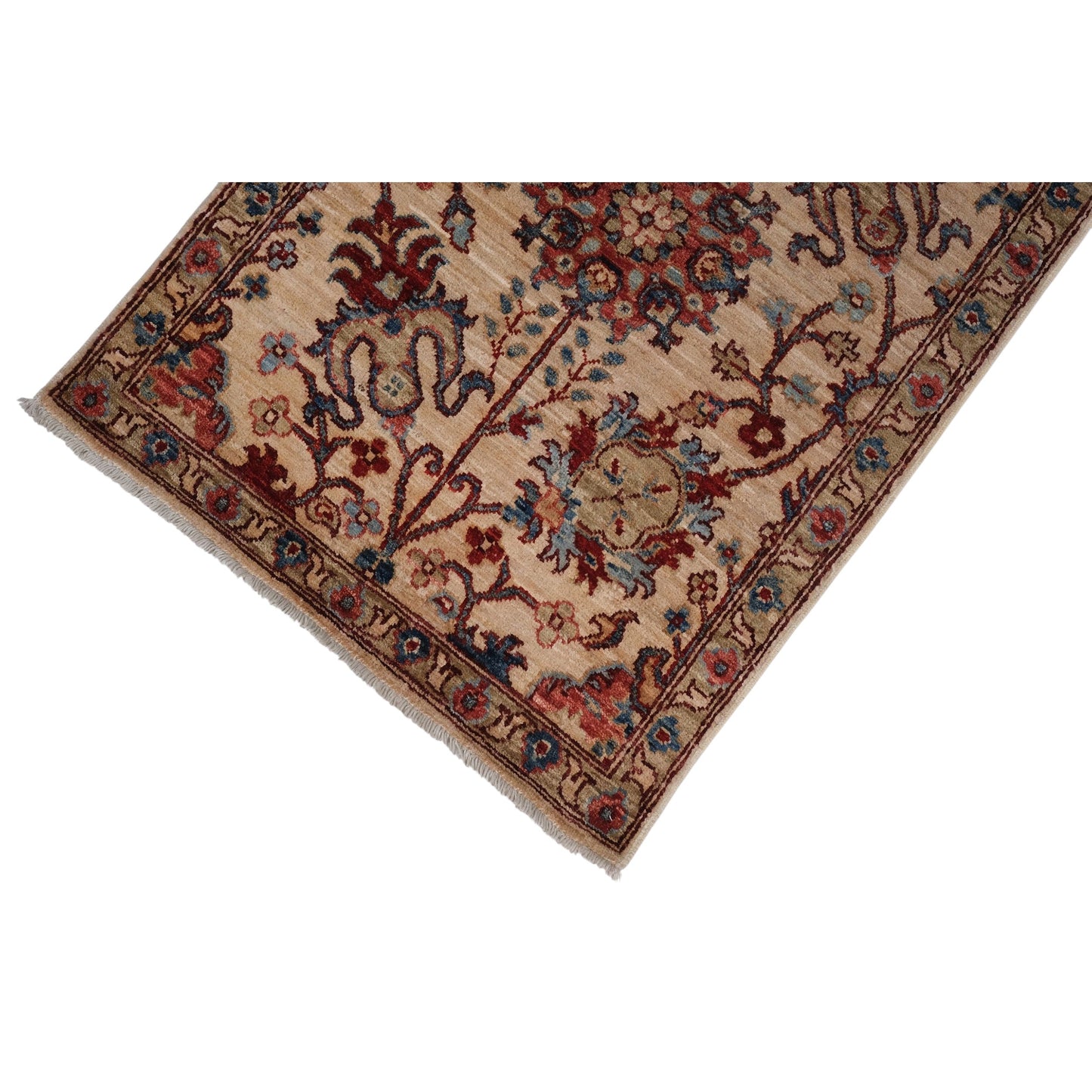 ARYANA ARYAN IVORY / RED 2'5" X 17'5"