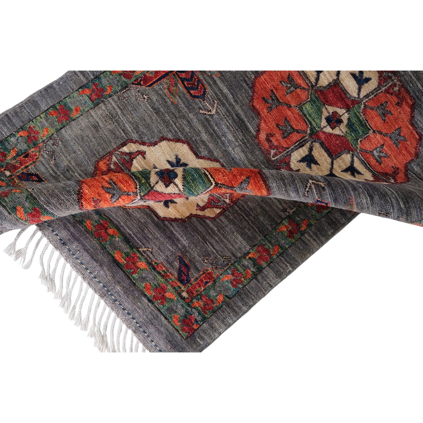 ARYANA ARYAN BROWN / RED 2'8" X 7'8"