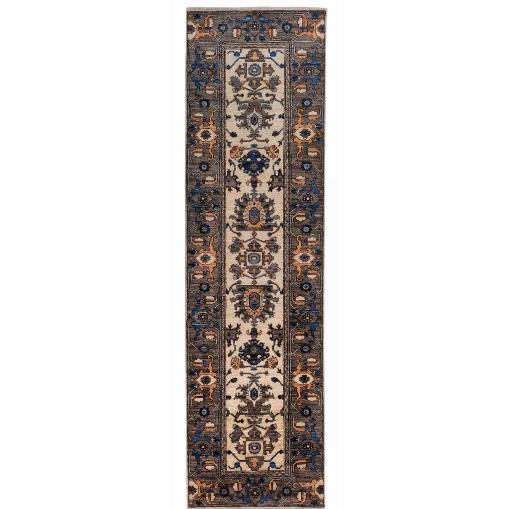 ARYANA ARYAN IVORY / BROWN 2'8" X 9'7"