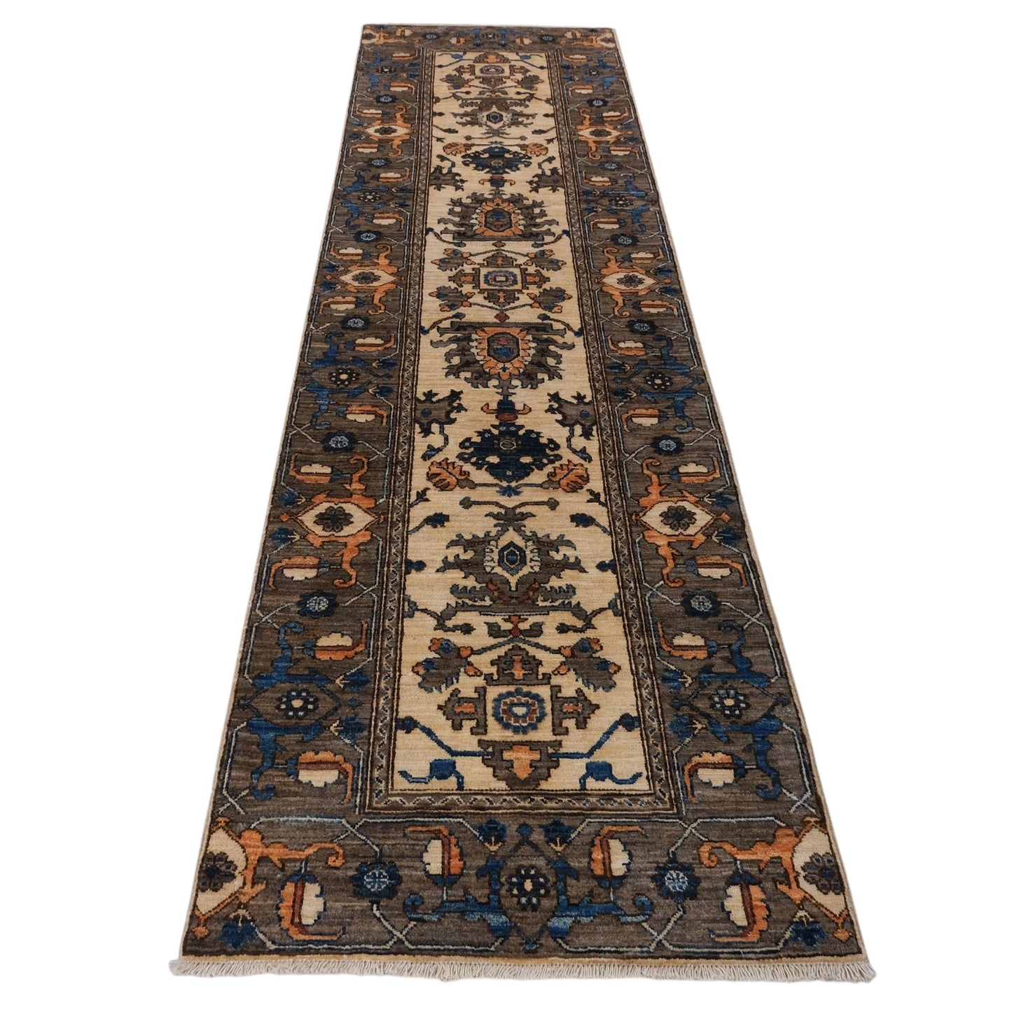 ARYANA ARYAN IVORY / BROWN 2'8" X 9'7"