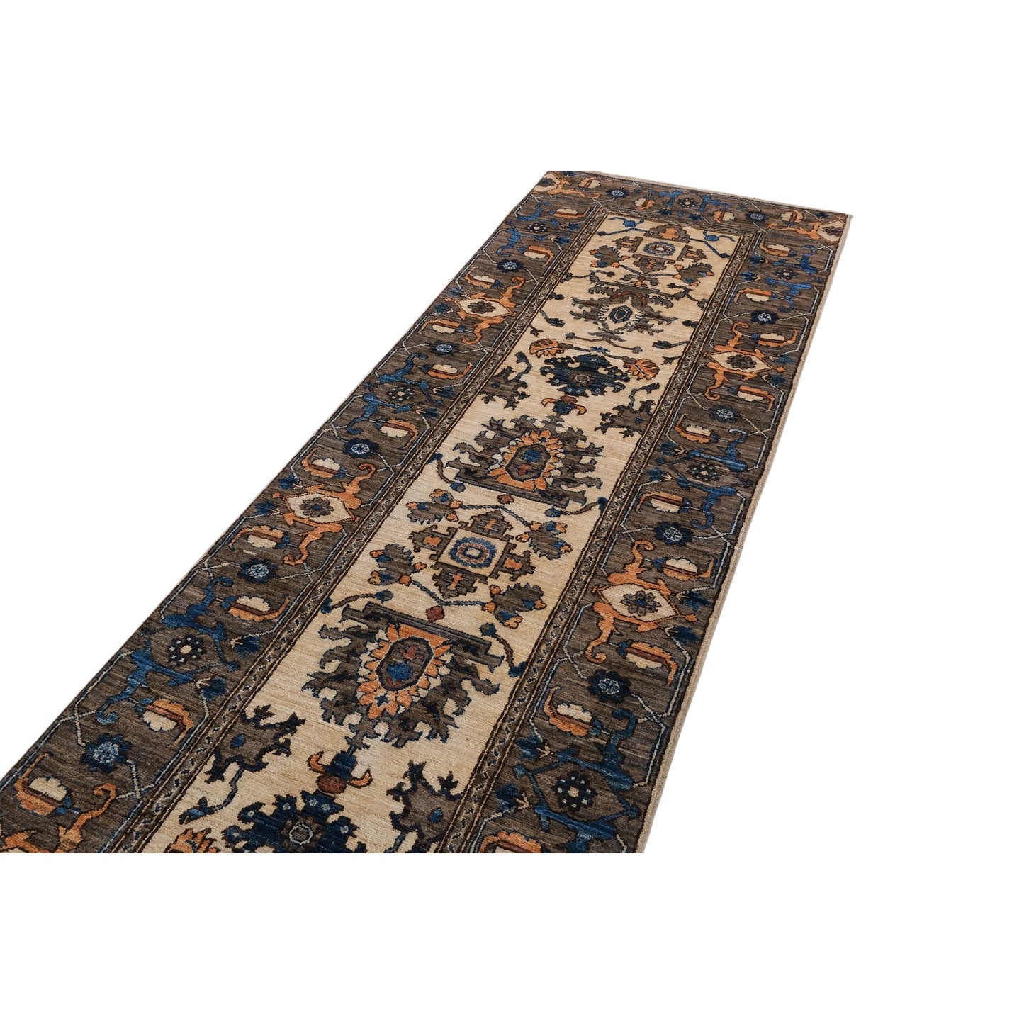 ARYANA ARYAN IVORY / BROWN 2'8" X 9'7"