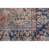 ANTIQUE PERSIAN SAROUK ROSE / NAVY 11'8" X 17'6"