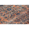 ANTIQUE PERSIAN SAROUK ROSE / NAVY 11'8" X 17'6"