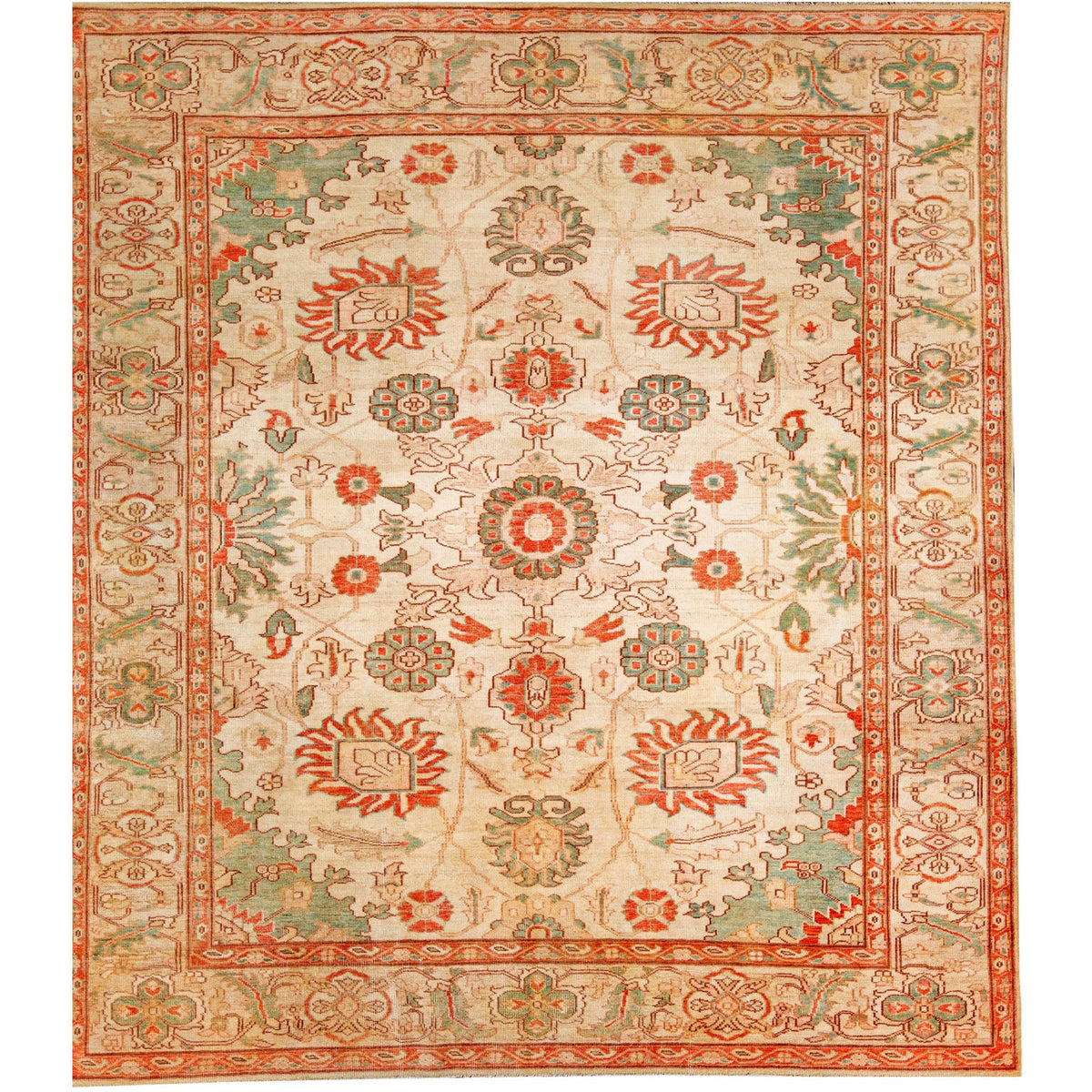 ZARBOF 1880 ZIEGLER IVORY / IVORY 8'2" X 9'3"