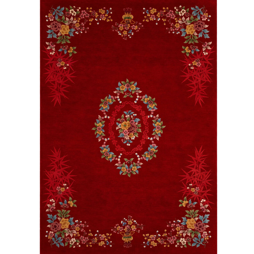 CHINESE CHINI RED 12' X 14'10"