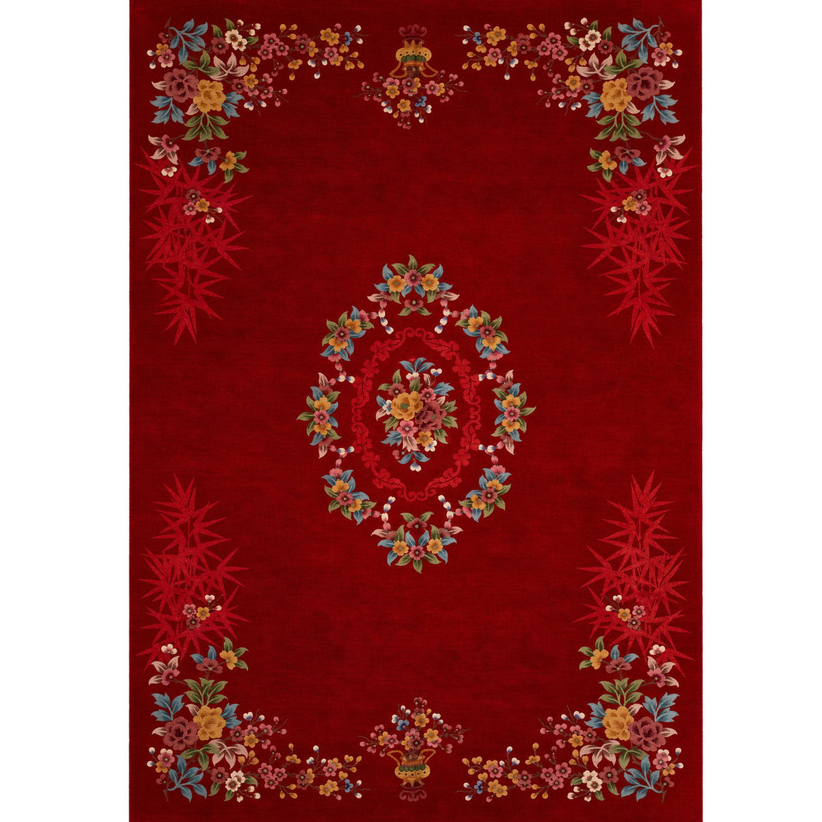 CHINESE CHINI RED 12' X 14'10"