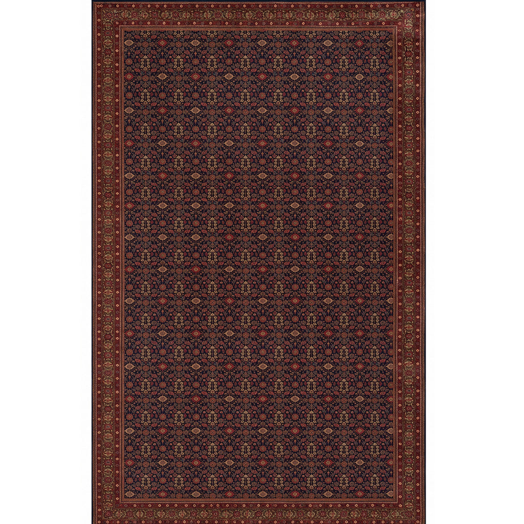 ANTIQUE PERSIAN FINE FARAHAN NAVY / RED 10' X 19'3"