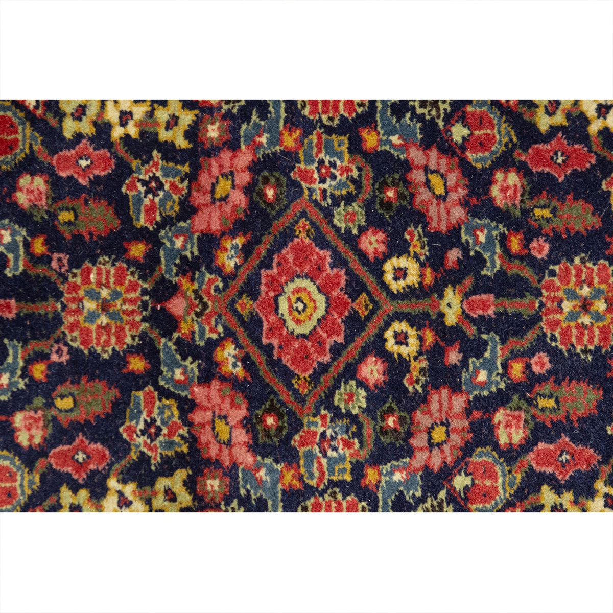 ANTIQUE PERSIAN FINE FARAHAN NAVY / RED 10' X 19'3"