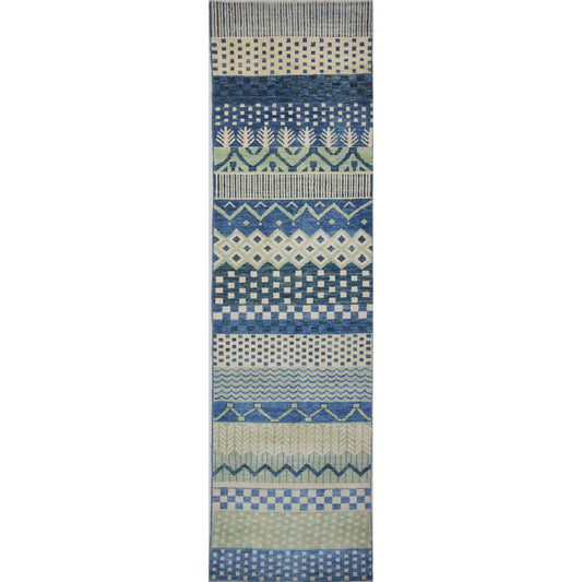 ARYANA ARYAN NAVY / IVORY 2'7" X 9'4"