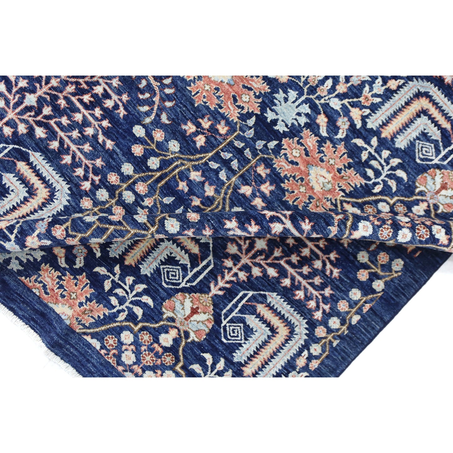 ARYANA ARYAN NAVY / ORANGE 8' X 9'8"