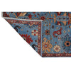 ARYANA ARYAN LIGHT BLUE / RED 4'2" X 5'10"