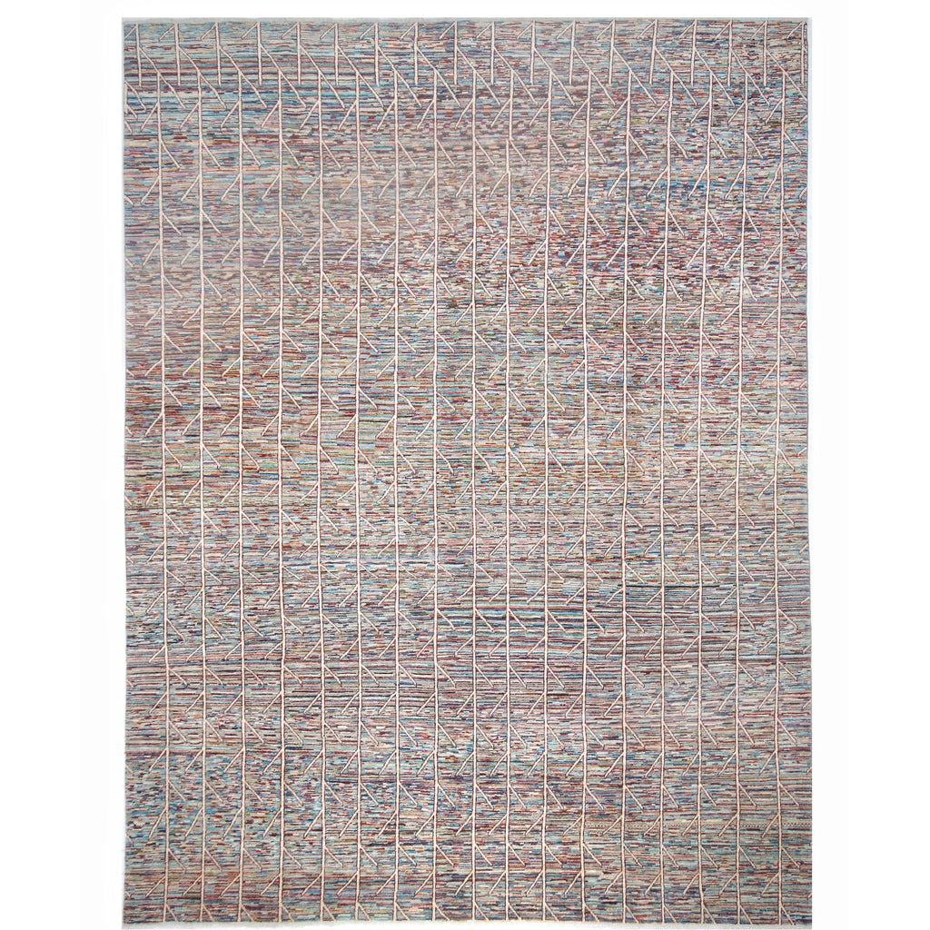 ARYANA ARYAN NAVY / RED 8'9" X 11'7"