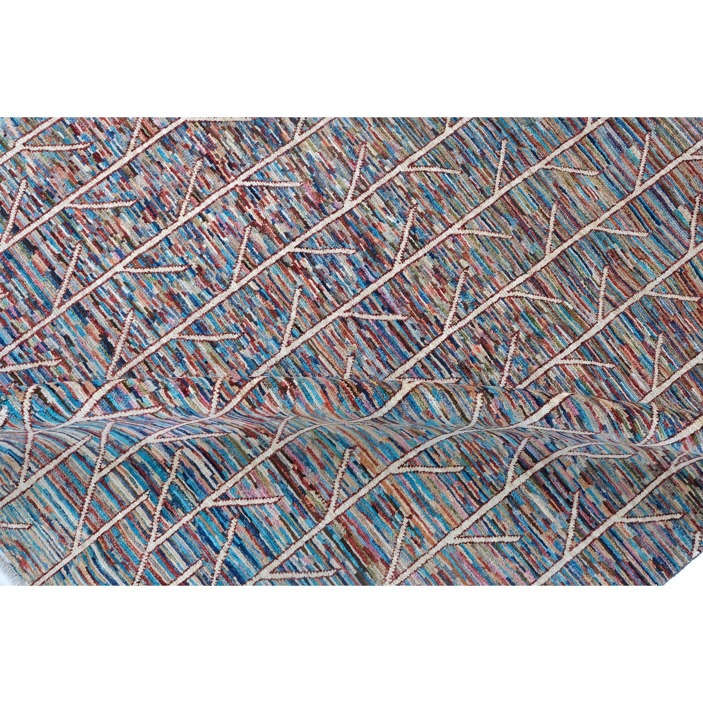 ARYANA ARYAN NAVY / RED 8'9" X 11'7"