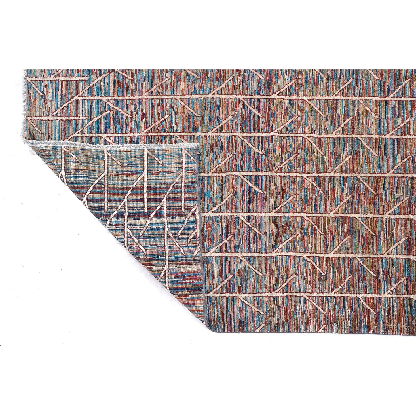 ARYANA ARYAN NAVY / RED 8'9" X 11'7"
