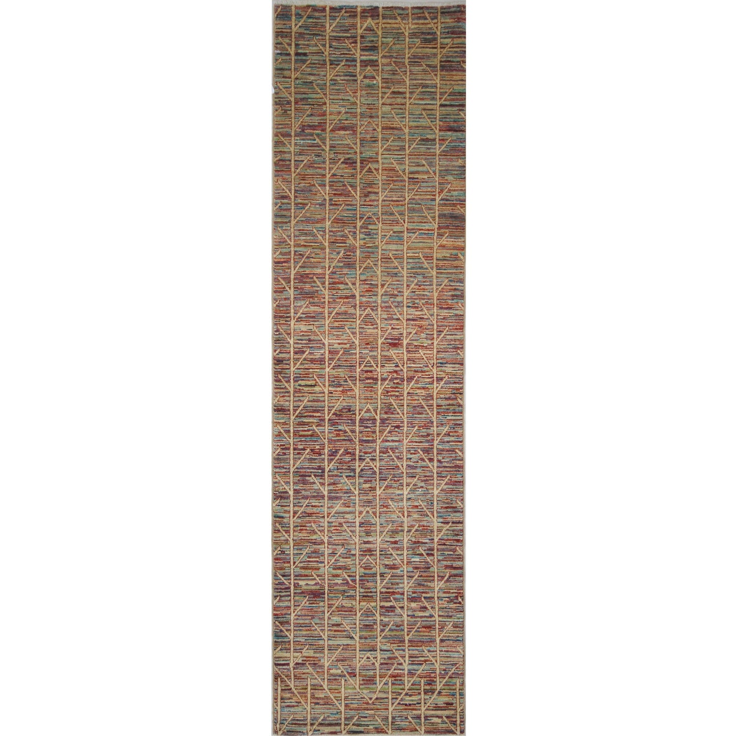 ARYANA ARYAN IVORY / RED 2'6" X 9'6"