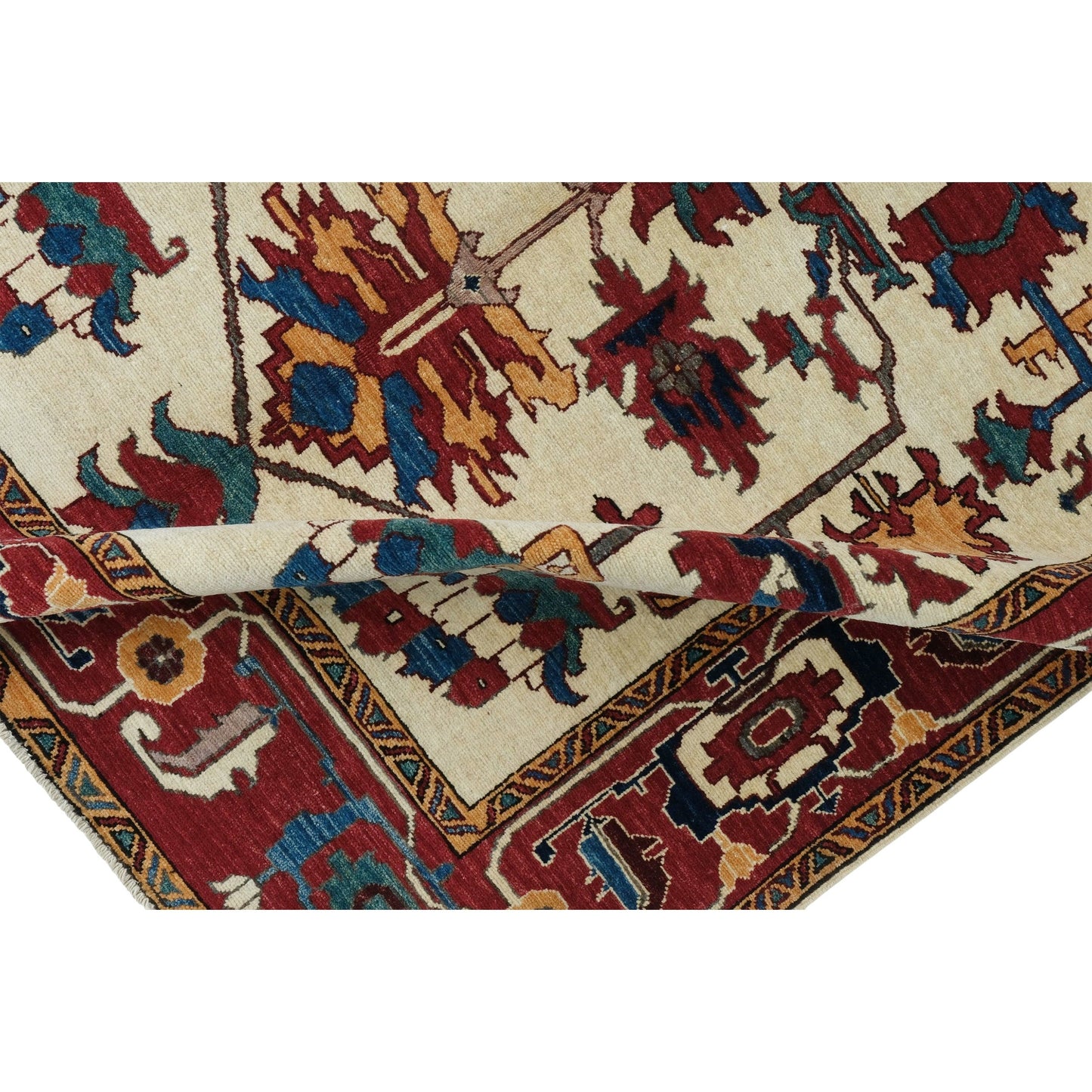ARYANA ARYAN IVORY / RED 5'2" X 7'1"