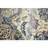 ANTIQUE PERSIAN FINE NAIN BLUE / IVORY 14' X 21'