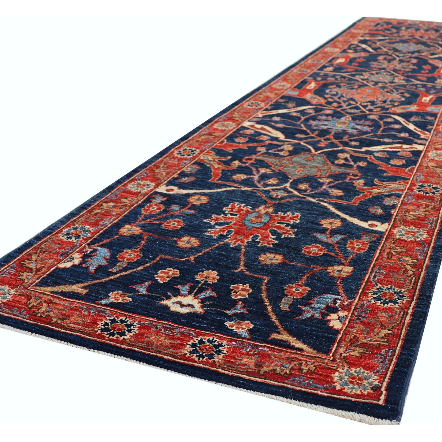 ARYANA ARYAN NAVY / RED 2'6" X 9'9"