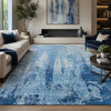 CANVAS ART W / SILK BLUE / MULTI J1053 16' X 22'