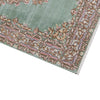 SEMI-ANTIQUE KIRMAN GREEN / IVORY 2' X 3'10"