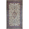 SEMI-ANTIQUE KIRMAN IVORY / BLUE 10'8" X 19'2"