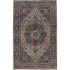 SEMI-ANTIQUE KIRMAN IVORY 9'8" X 15'3"