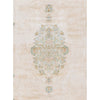 SEMI-ANTIQUE KIRMAN IVORY / ROSE 9'9" X 18'4"