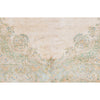 SEMI-ANTIQUE KIRMAN IVORY / ROSE 9'9" X 18'4"