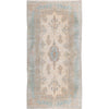 SEMI-ANTIQUE KIRMAN IVORY / BLUE 11'10" X 26'