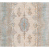 SEMI-ANTIQUE KIRMAN IVORY / BLUE 11'10" X 26'